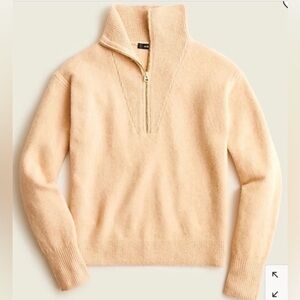 JCREW half zipped sweater